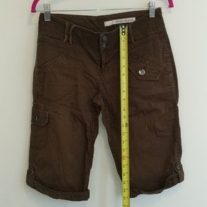DKNY Bermuda brown shorts pockets